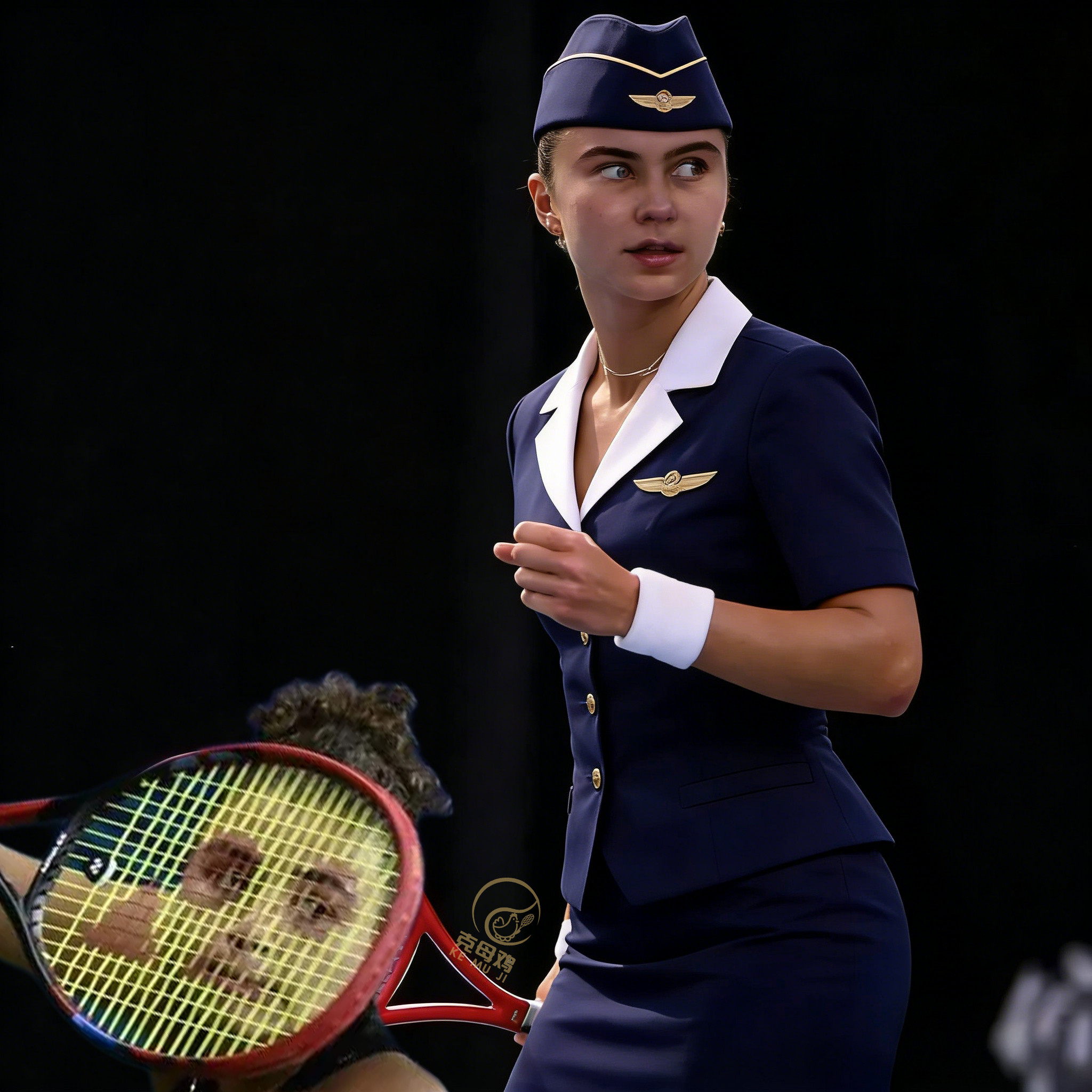 澳网女单第三轮，29号种子约维奇6-2/7-6(3)将7号种子保利尼淘汰出局，职