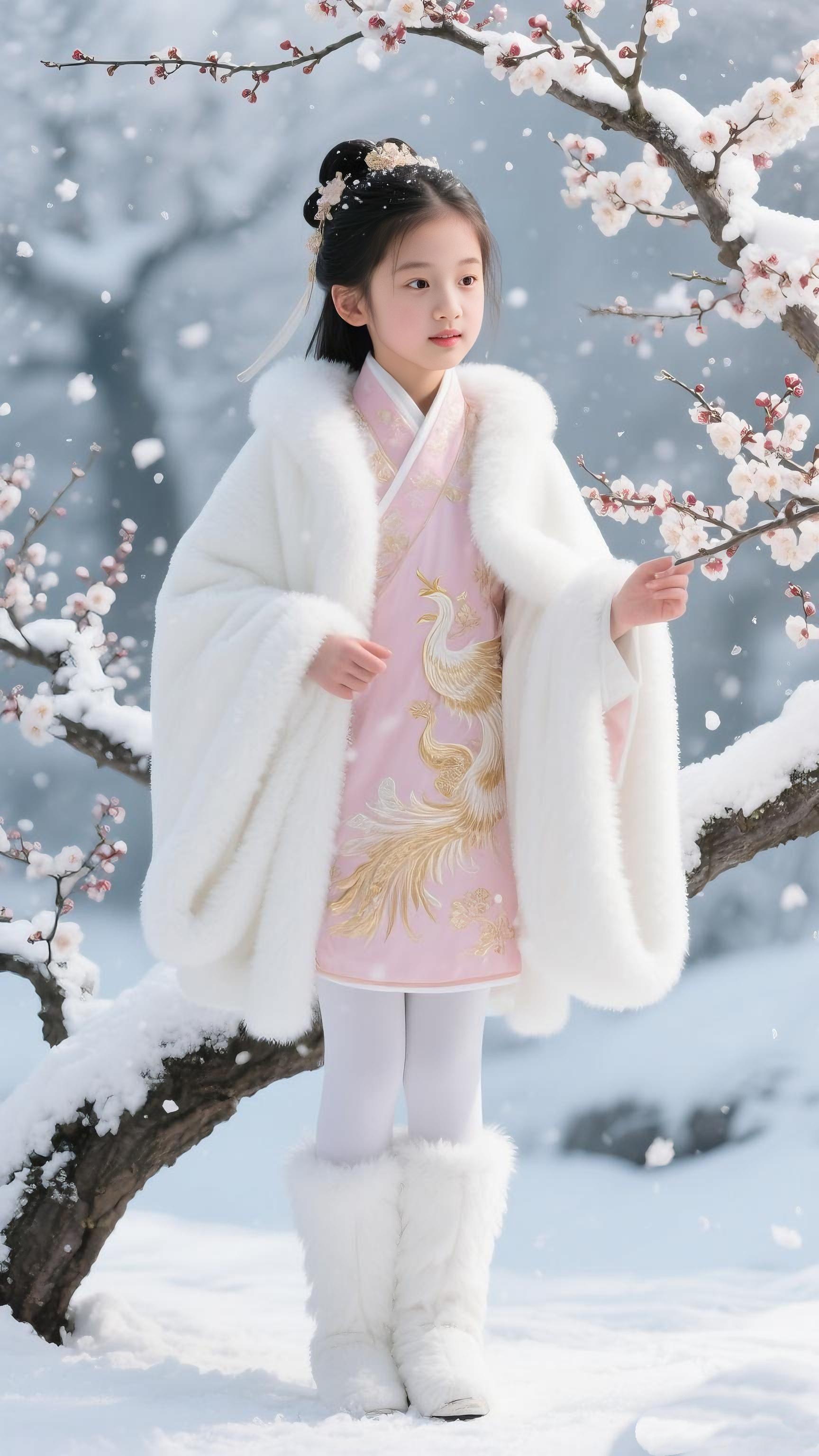 衣裳，古装，童装。美少女