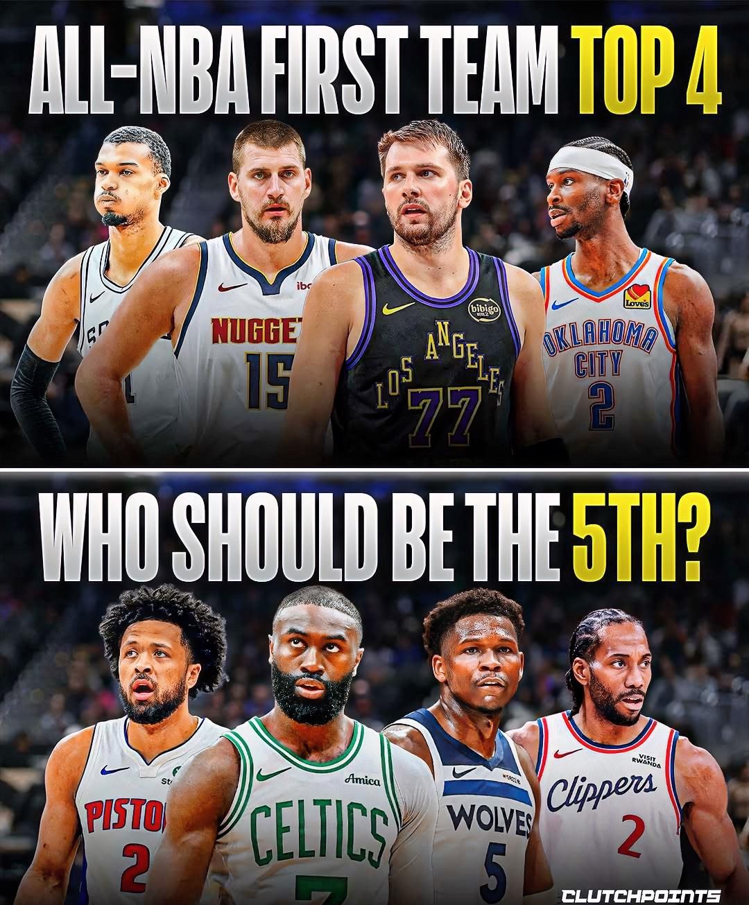 最佳一阵最后一席之争：布朗领跑，CC申请特殊资格能否逆天改命？