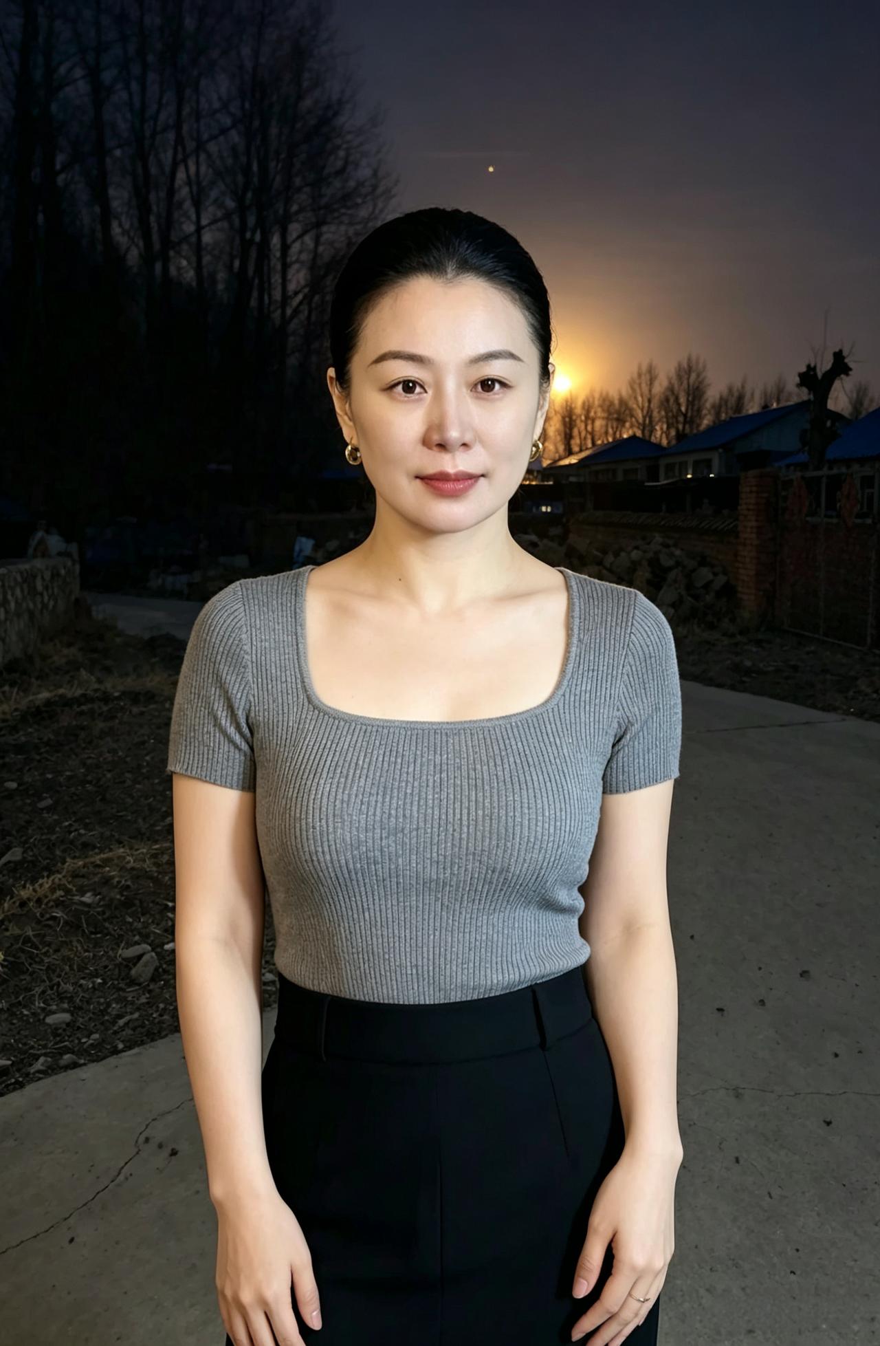 黄昏为你铺好温柔的底色晚风轻拂乡野的静默从容的眉眼，沉淀岁月的平和简单的衣