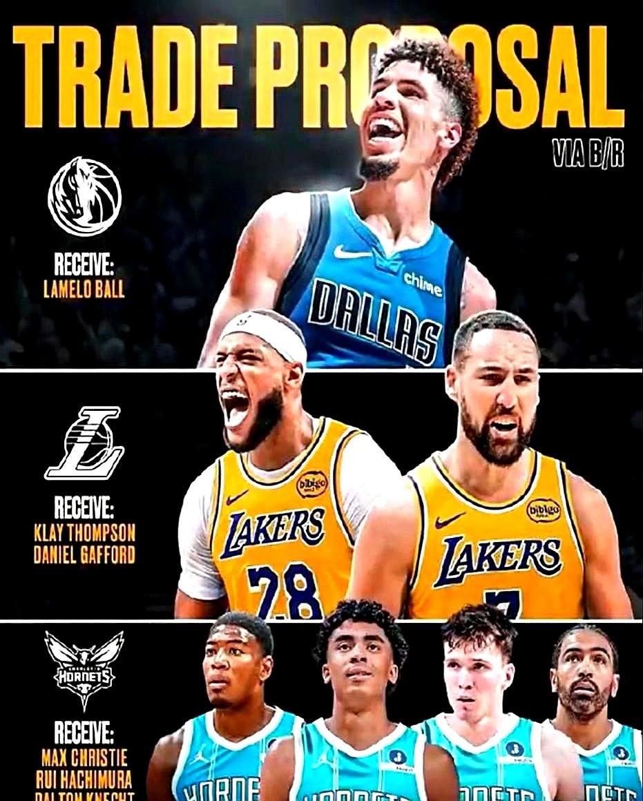 拿内线大闸换后卫？这操作真看不懂。美媒出的主意，让独行侠用加福德换“三球”，