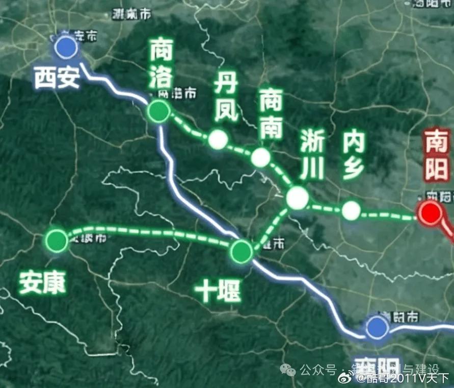 十堰南信合高铁西延：商洛VS十堰，南阳该押注谁？商洛VS十堰高铁十堰爆料原创