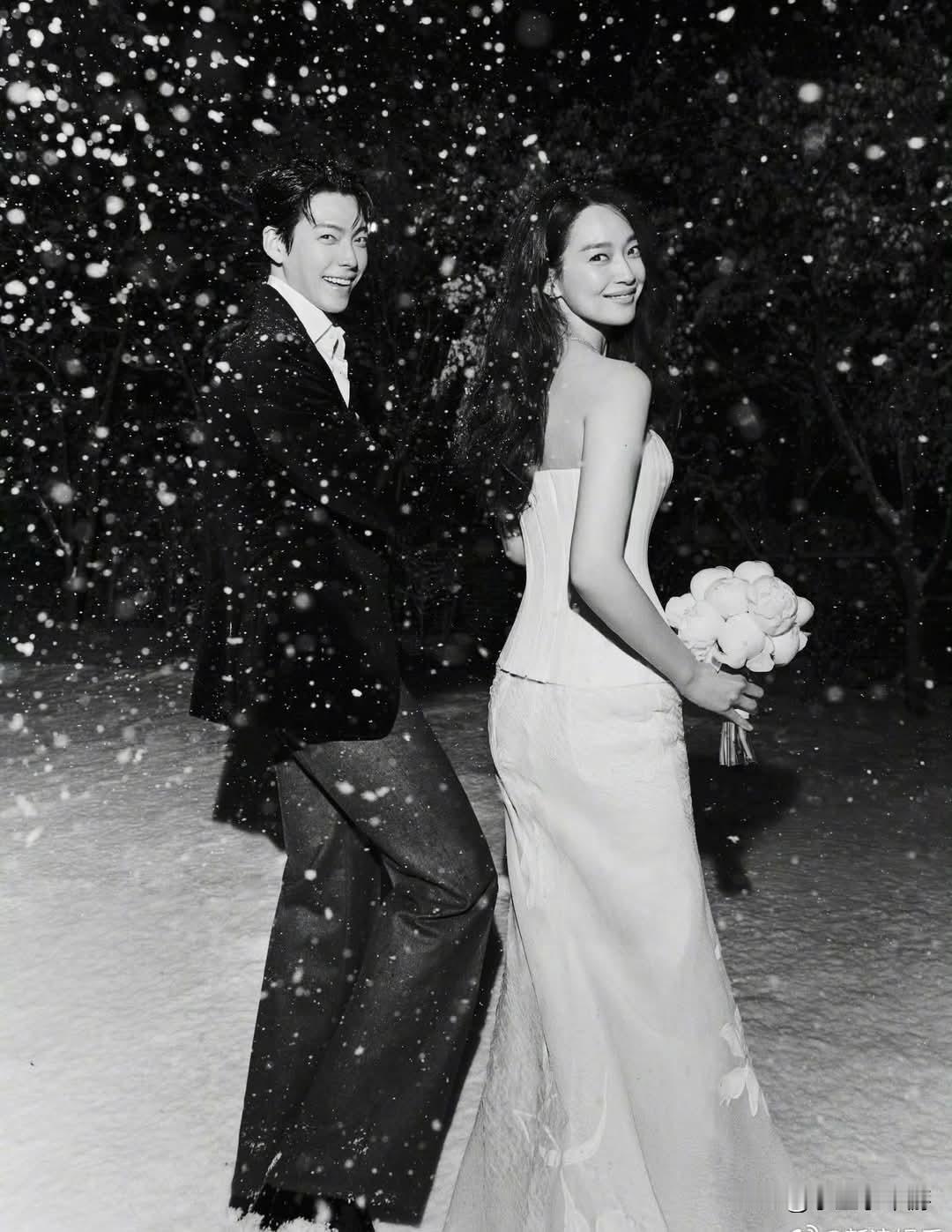 恭喜恭喜！韩国艺人金宇彬、申敏儿今日浪漫成婚！韩国演员金宇彬与申敏儿将于今晚