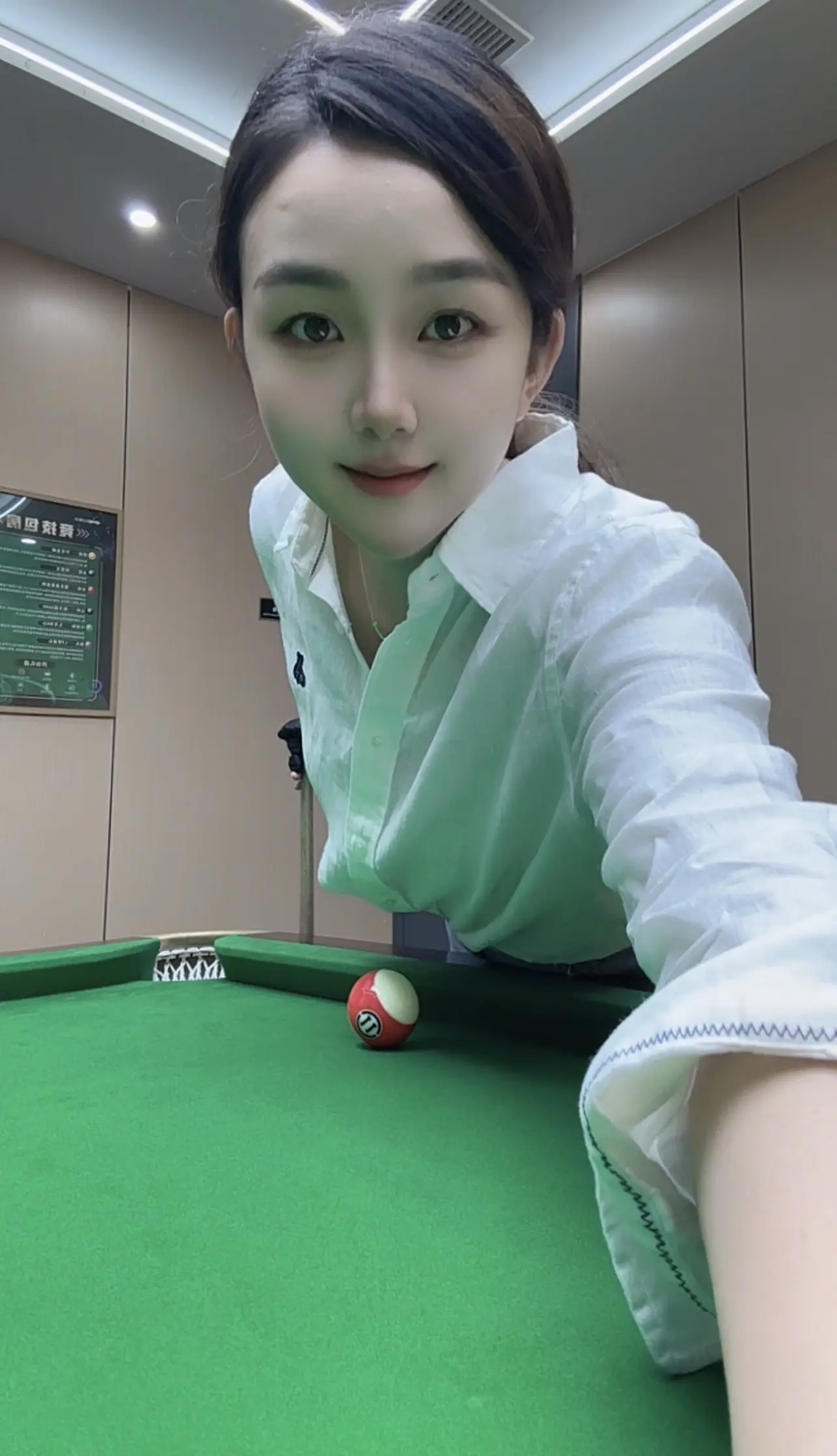 来吧，一杆清场，这气质帅到了