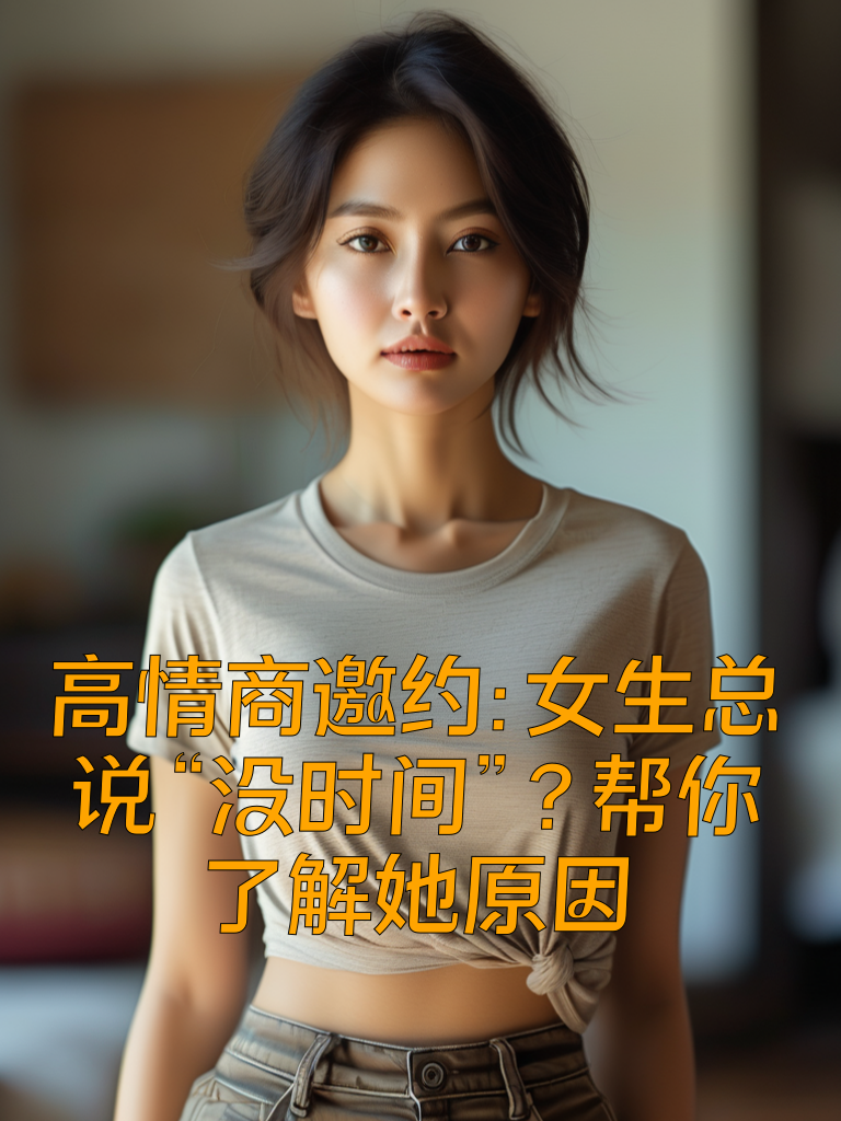 高情商邀约：女生总说“没时间”？帮你了解她原因