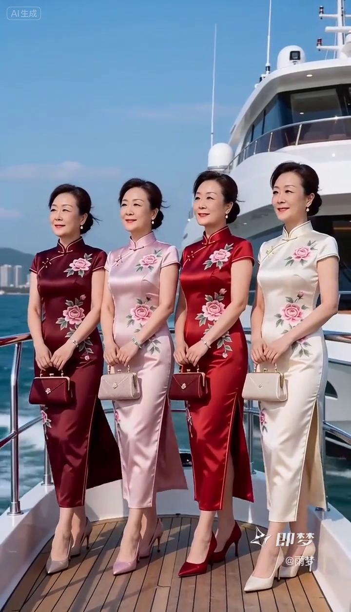 一袭旗袍，一传清风，与姐妹同游，不负好时光，来即梦过一百种人生。
