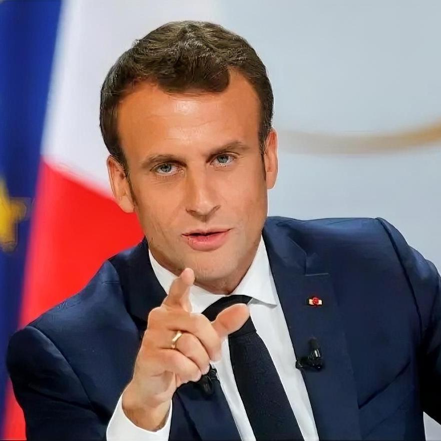 法国总统马克龙还真是挺有意思，看热闹还不忘蹭热度据最新报道，今天(3月19日