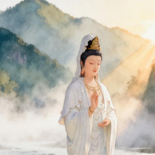 观世音菩萨常说千处祈求千处应。我们普通人也不求大富大贵，只盼着大慈大悲的菩萨护着