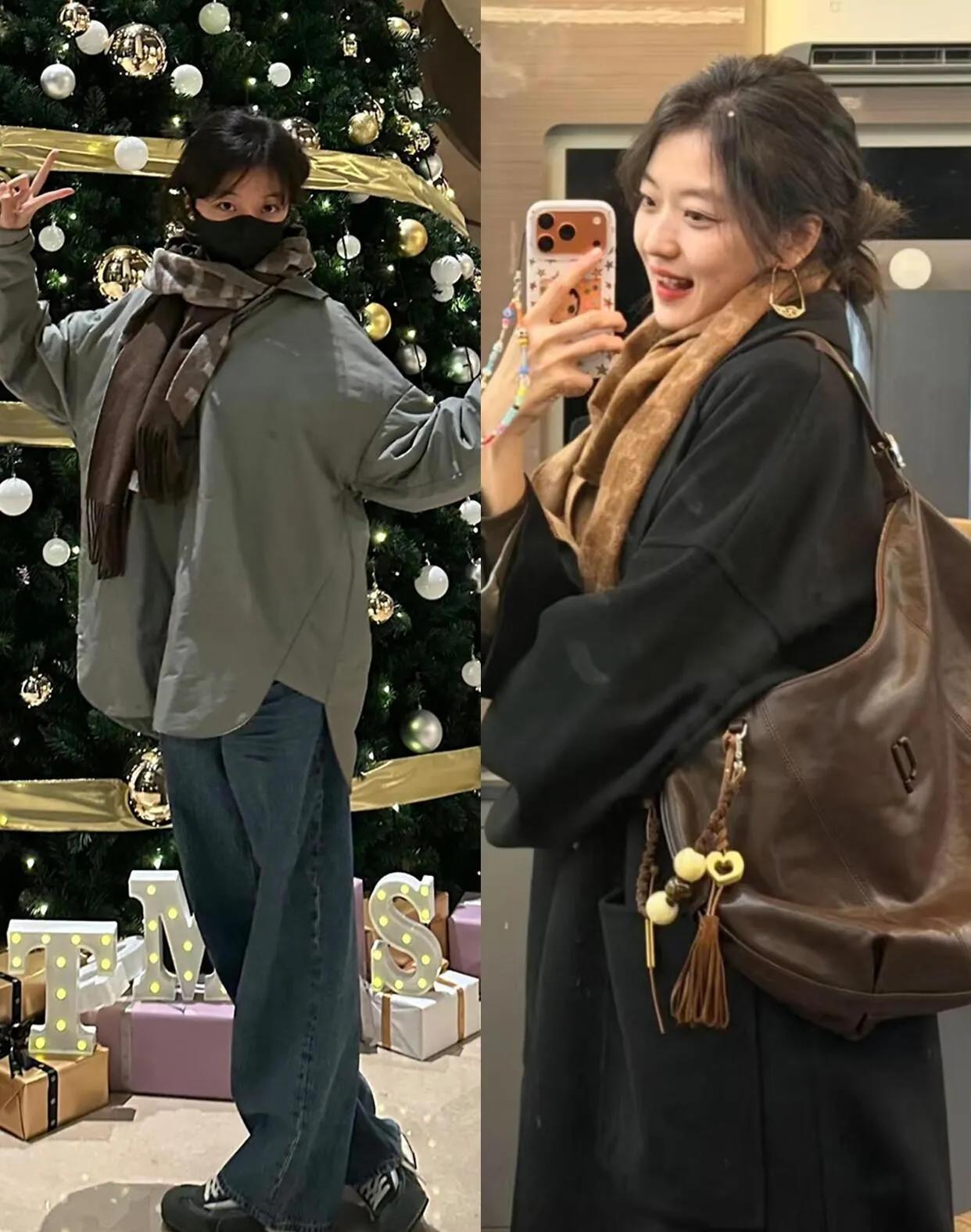 孙千的秋冬松弛感穿搭太圈粉了孙千的秋冬穿搭合集简直是松弛感天花板！明明有着