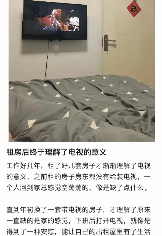 租房后终于理解了电视的意义