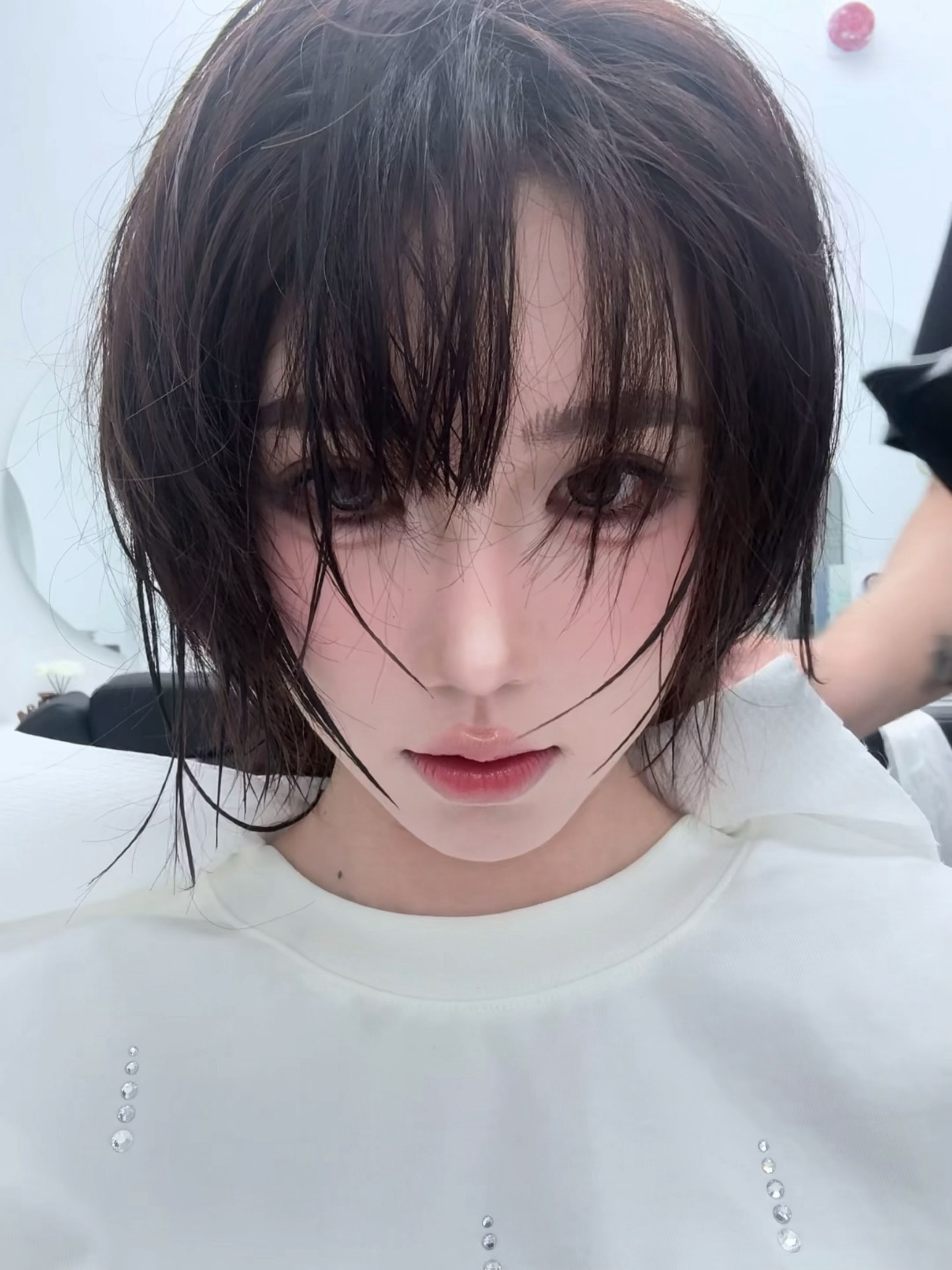 吹头发吹一半挺有感觉喜欢​​​