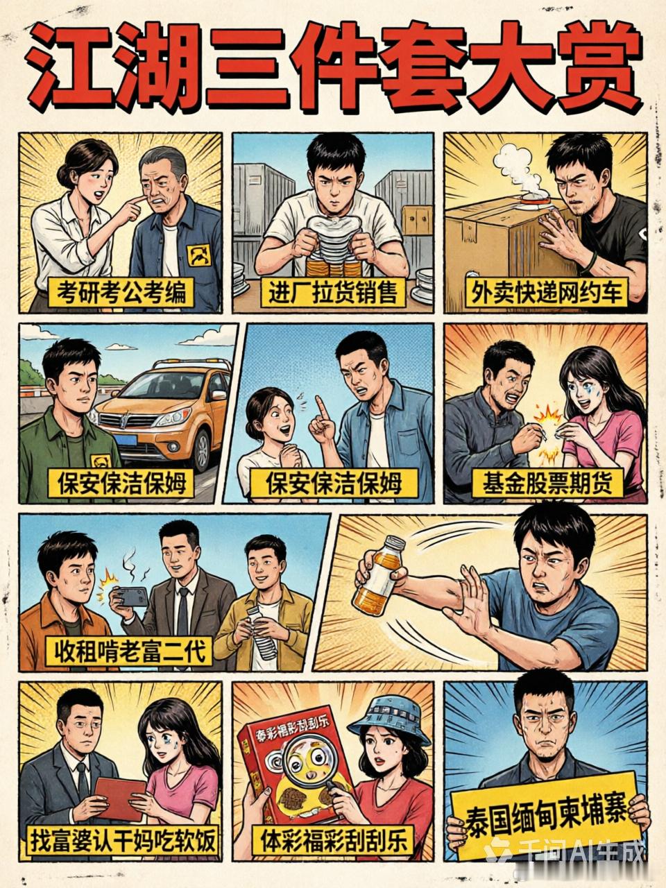 江湖三件套。。。