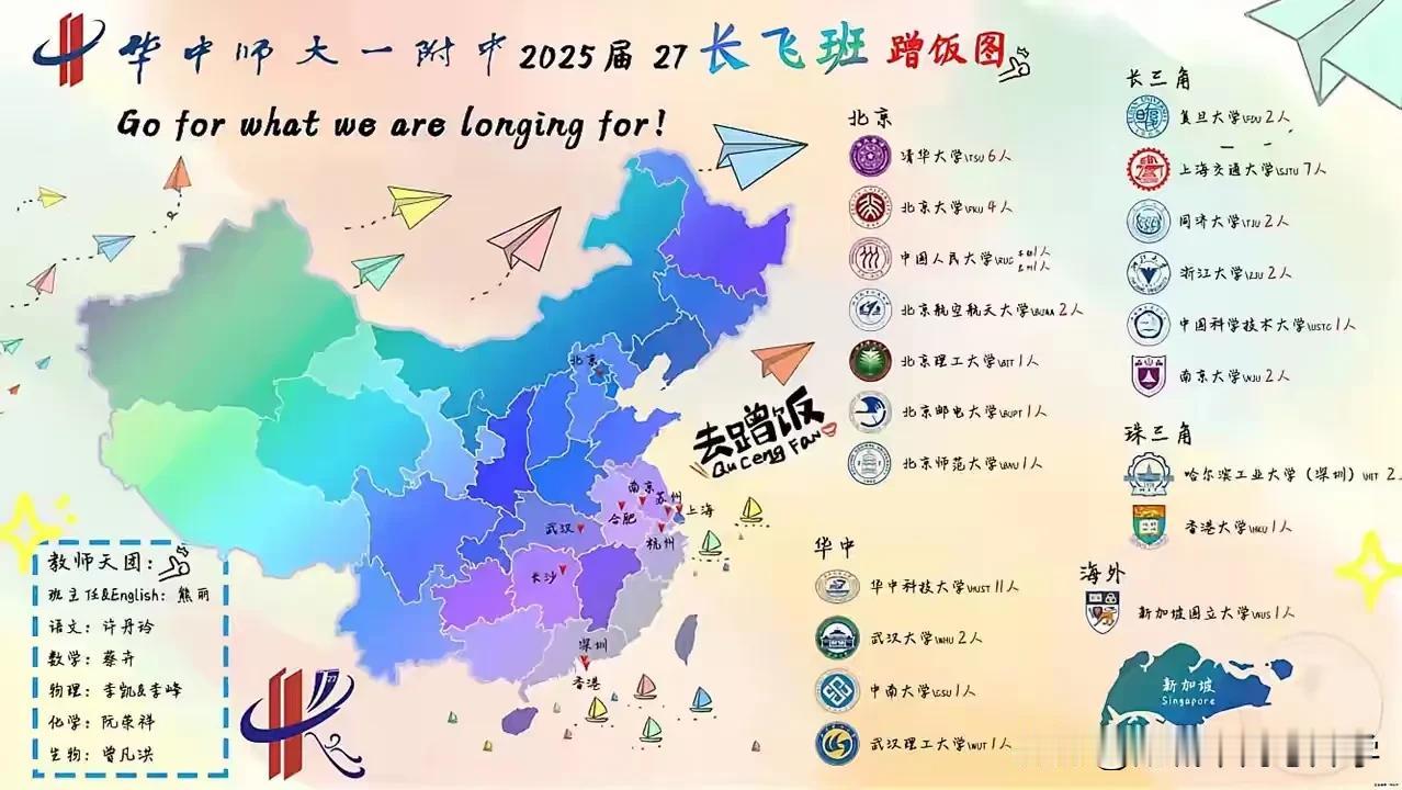 华师一附中2025届长飞班高考成绩曝光，长飞班果然是名不虚传，华师一附中综合