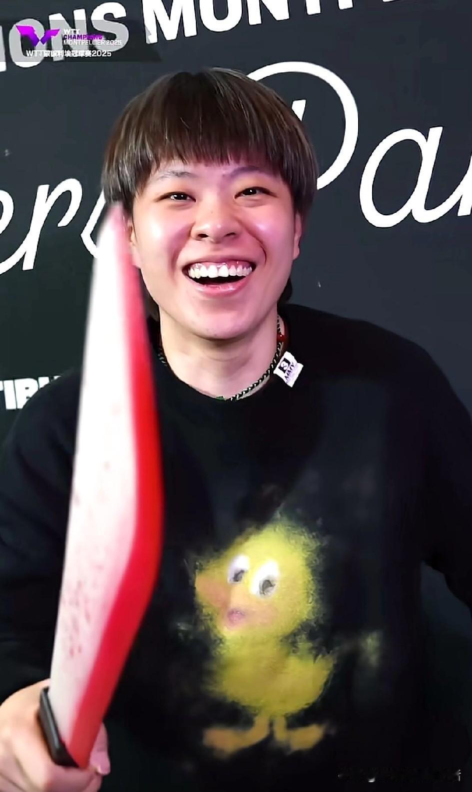 今天晚上希望王艺迪能过了早田希娜这一关，因为只要这关过了，大迪后面的两场都不难。