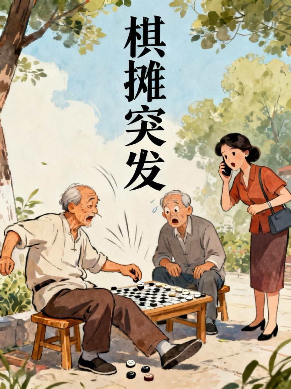 楼下老张头那天在棋摊上正杀得起劲，手里捏着个“車”，嘴里念叨：“将军！看你往哪跑