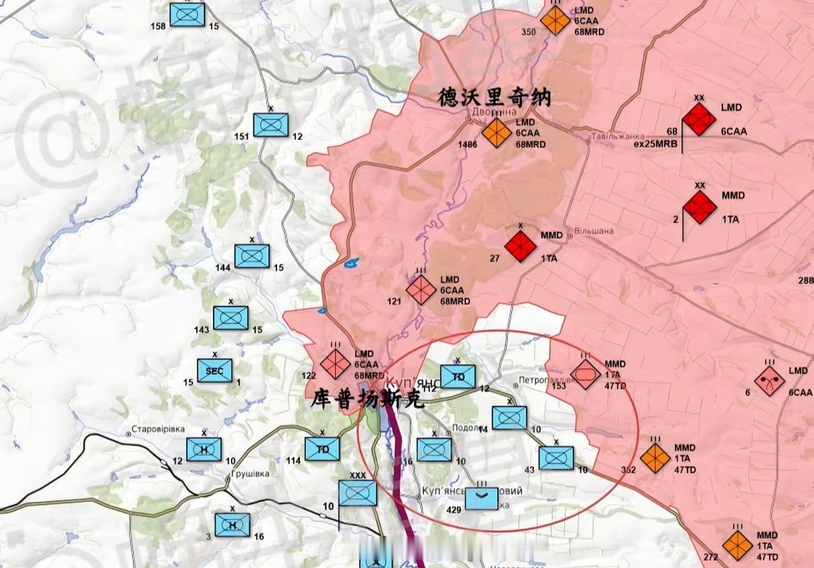 干得漂亮！！！乌军3个旅已被俄军合围据“库皮扬斯克战场”2025年10月7日1