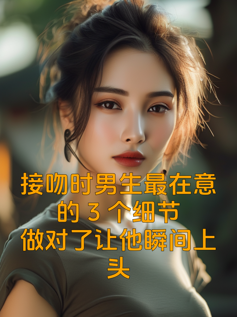 接吻时男生最在意的3个细节，做对了让他瞬间上头