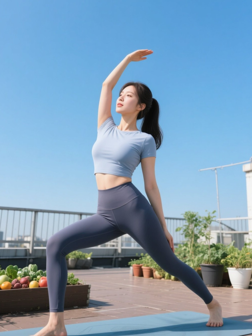 丰腴美人多风采，普拉提里显姿态