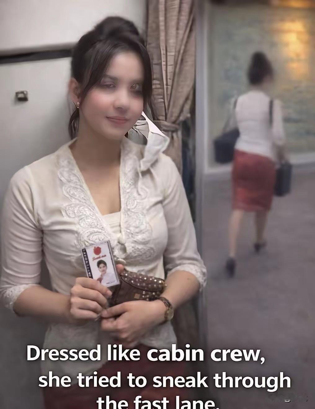 近日，印尼一名23岁女子因未能如愿成为空姐，竟购买制服、伪造证件，假扮空乘人员通