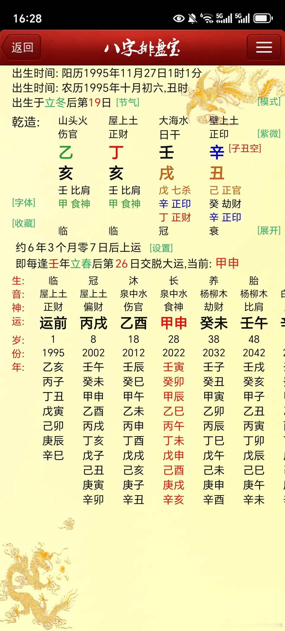 同一天出生不同时辰，而且八字只差一个字，一个数千万，一个几千块打工。