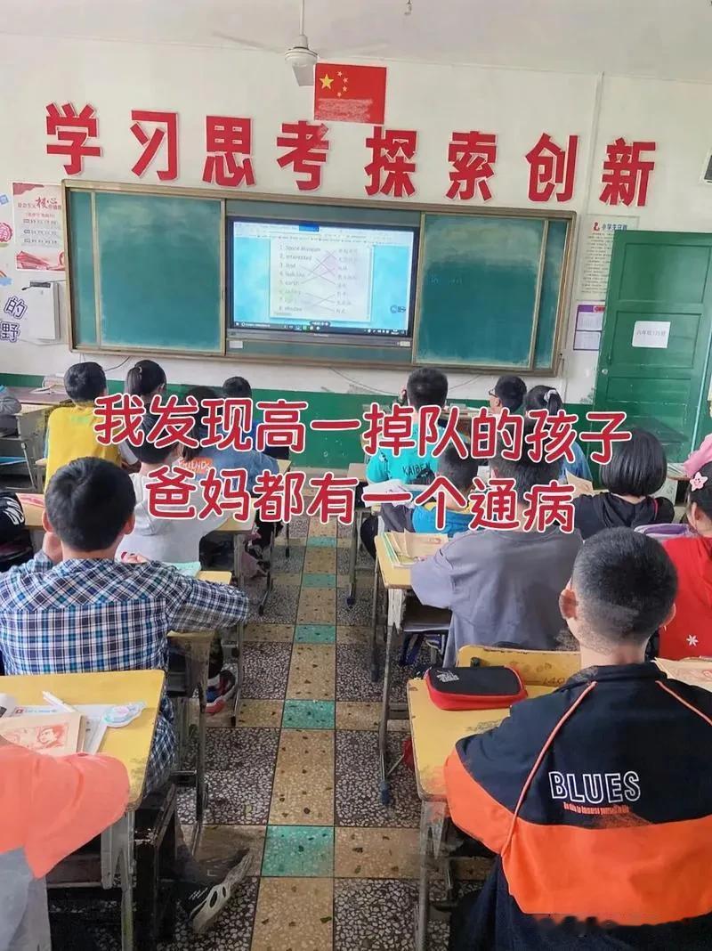 高中的掉队顺序,还挺准的!先掉队的第一批孩子,就是英语差的孩子。高中不管你选