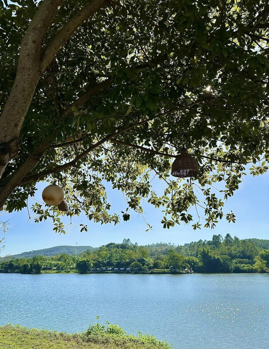南宁市区0.5h车程的宝藏营地！就在沙井收费站附近，牛头水库边上！天气好的时候