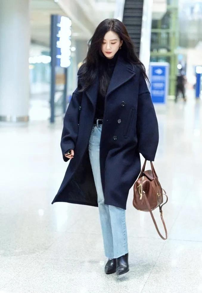 刘诗诗的机场私服，高级感刻在骨子里！刘诗诗最新机场造型释出，一整个被美到✨