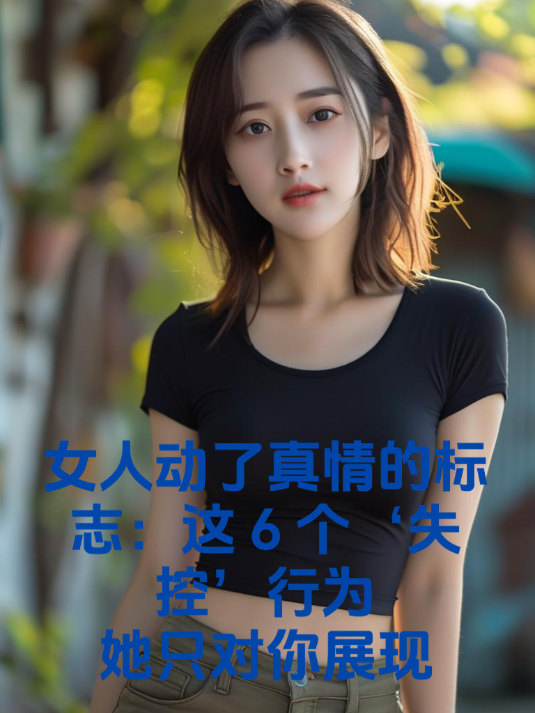 女人动了真情的标志：这6个‘失控’行为，她只对你展现