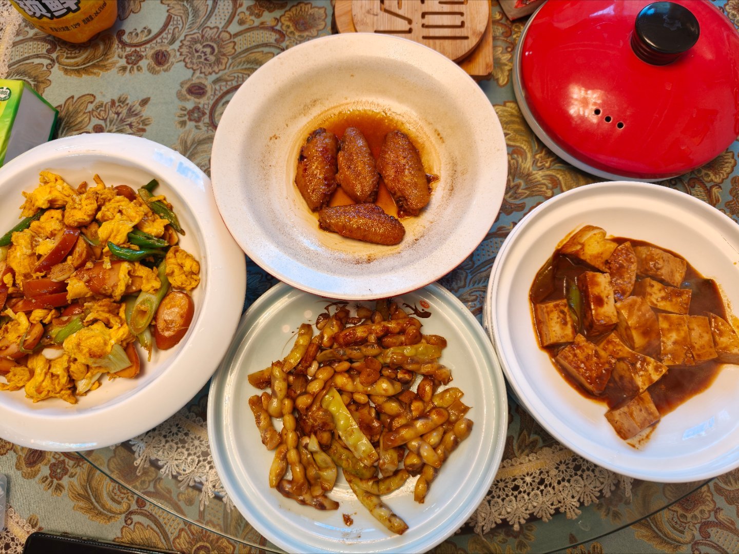 家里准备的东北早餐，点评一下[并不简单]​​​