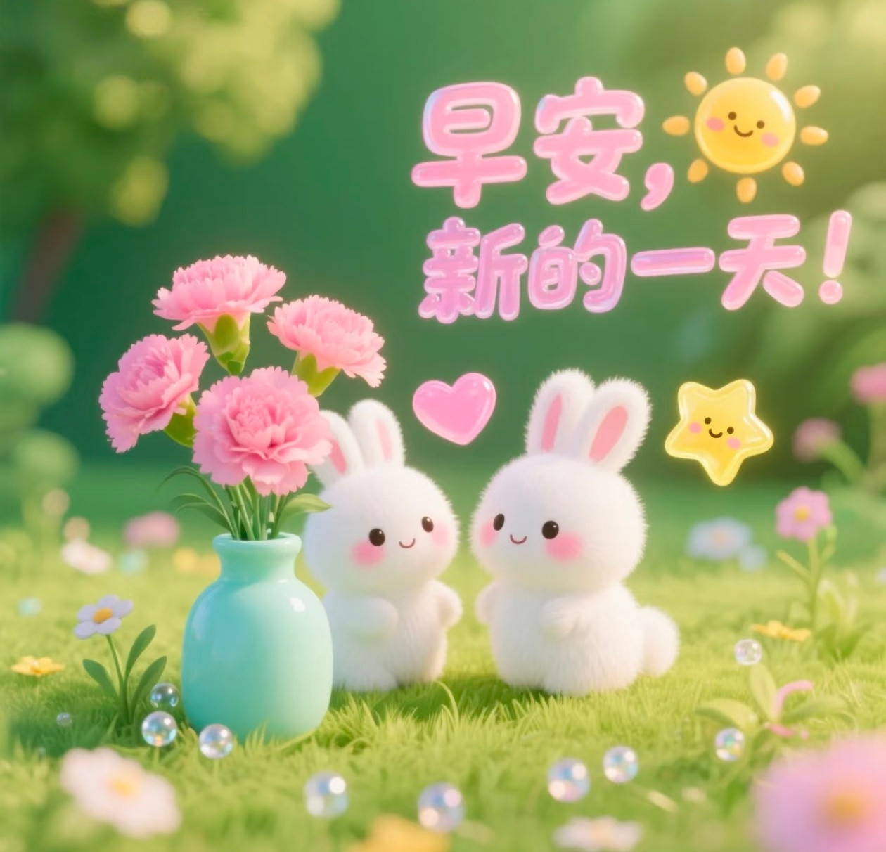 早安早安～新的一天！愿我们都生活甜甜，好运连连🥰