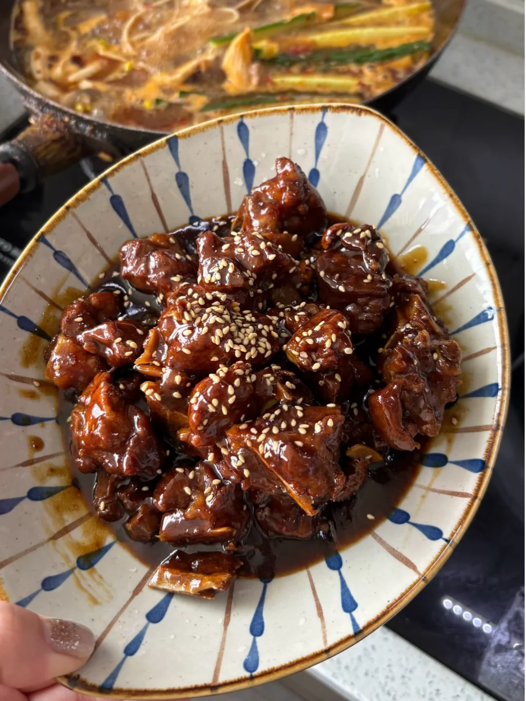 做了几个家常菜，酸甜香辣口味的，香迷糊了！