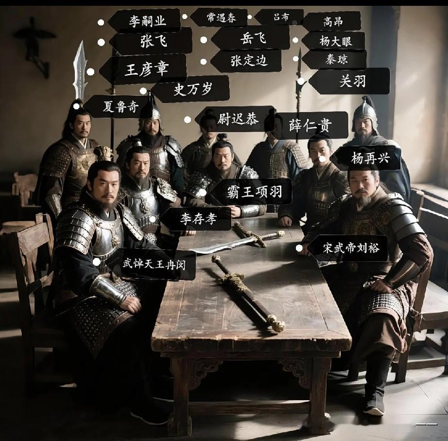 连吕布都挤不进前十的猛人天团，看看都有谁？