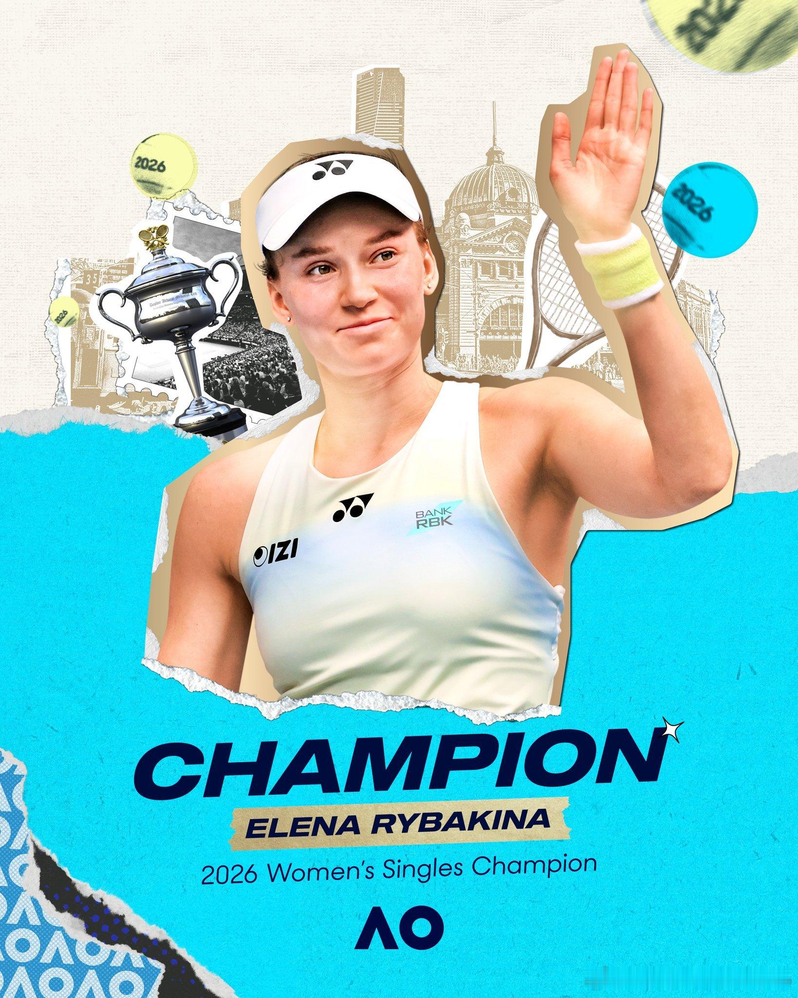 莱巴金娜！这次的大满贯冠军之路非常非常有含金量啊！！！首先能从最难的4/4区冲出