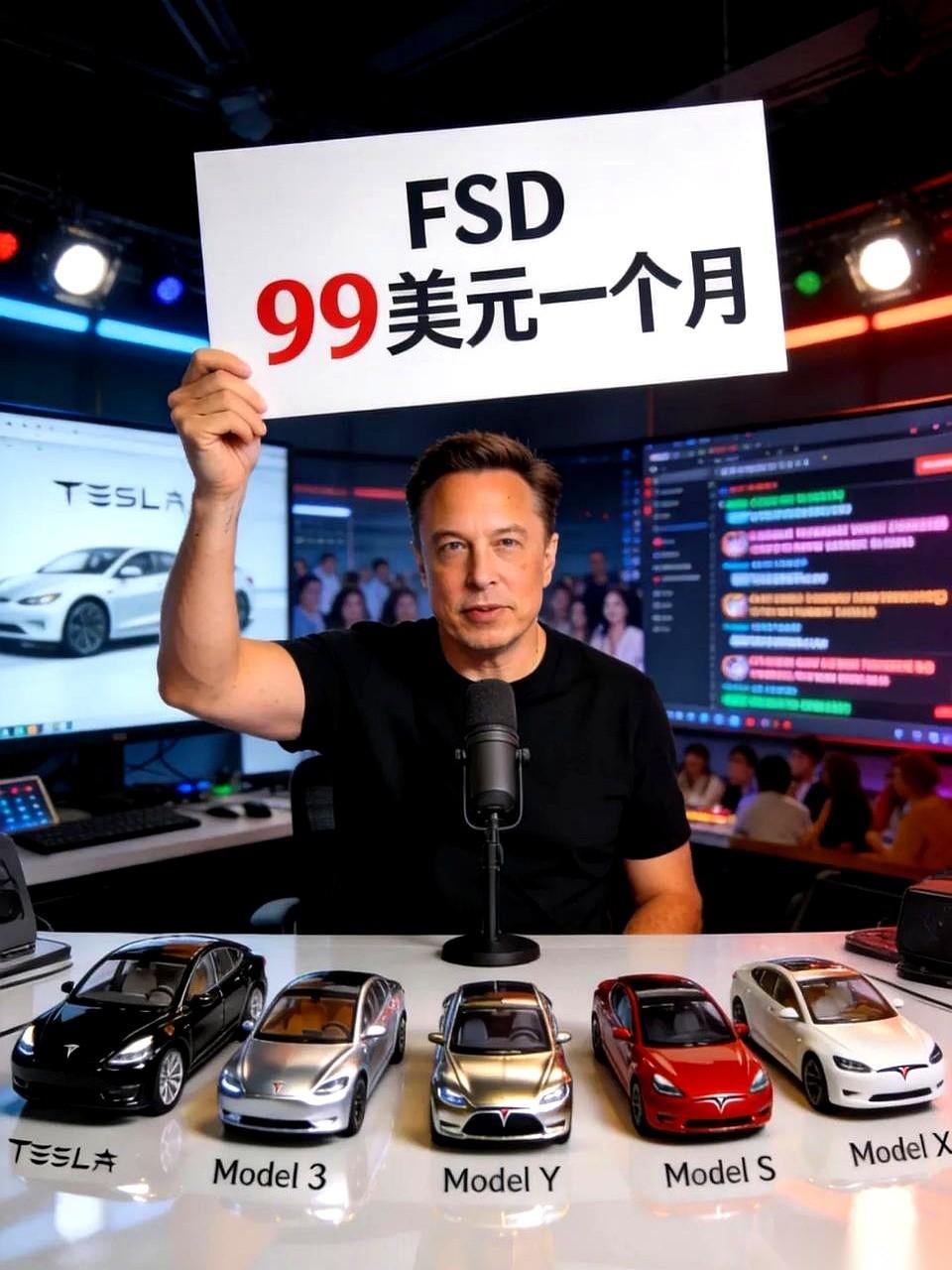 一万亿。对，就是那个单位，万亿美金。为了这个“小目标”，马斯克把自己家的F