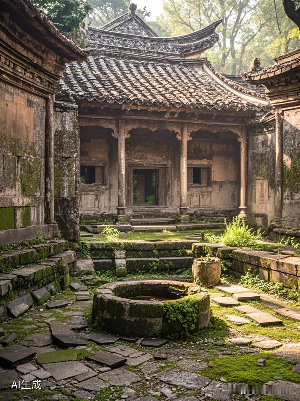 民间故事《古井狐缘》书生柳明义为备考借宿荒山古寺，夜深常闻女子啜泣与铃响。一日