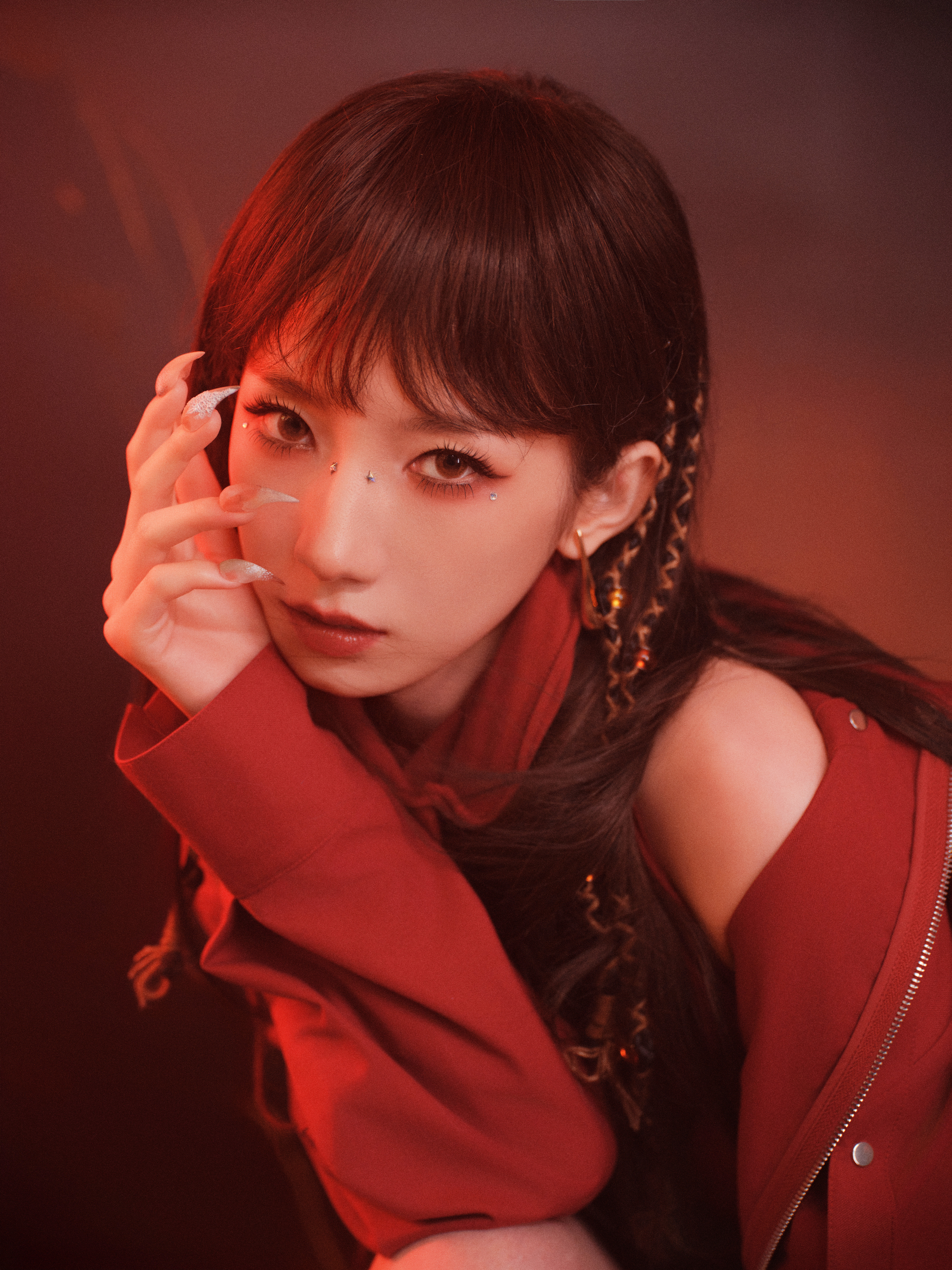 孟美岐荒漠野玫瑰造型​​​