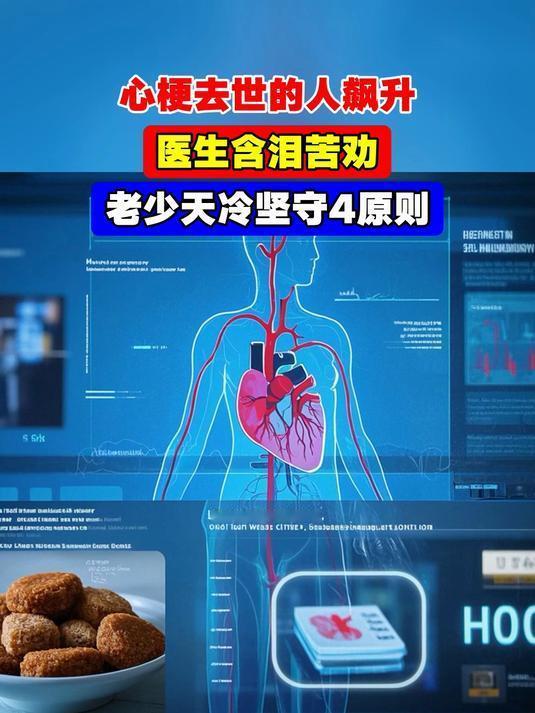 心梗去世的人飙升！医生含泪苦劝：无论多大年纪，天冷坚守4原则冬季心梗死亡