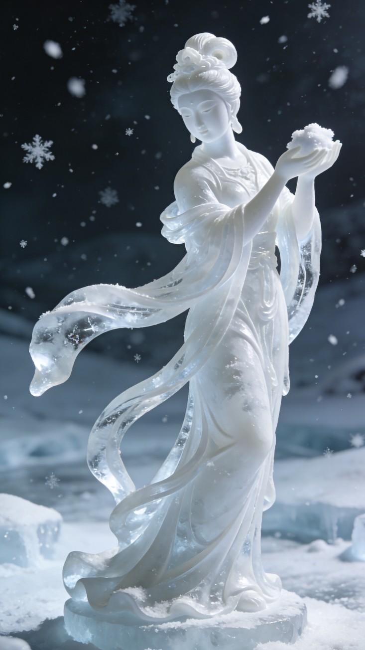 今日美图：雪中仙子见着好运！美图绝美好照片冬天养眼美图鉴赏纯享美图