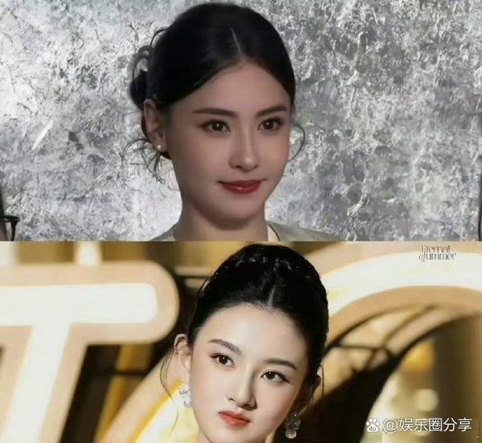 张柏芝跟宋祖儿比，这脸真的一模一样啊，骨相美具体化了
