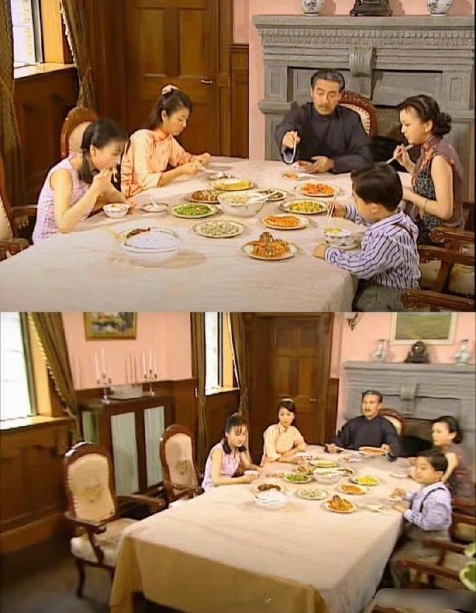 陆振华是真夹不到菜，怪不得老是发脾气