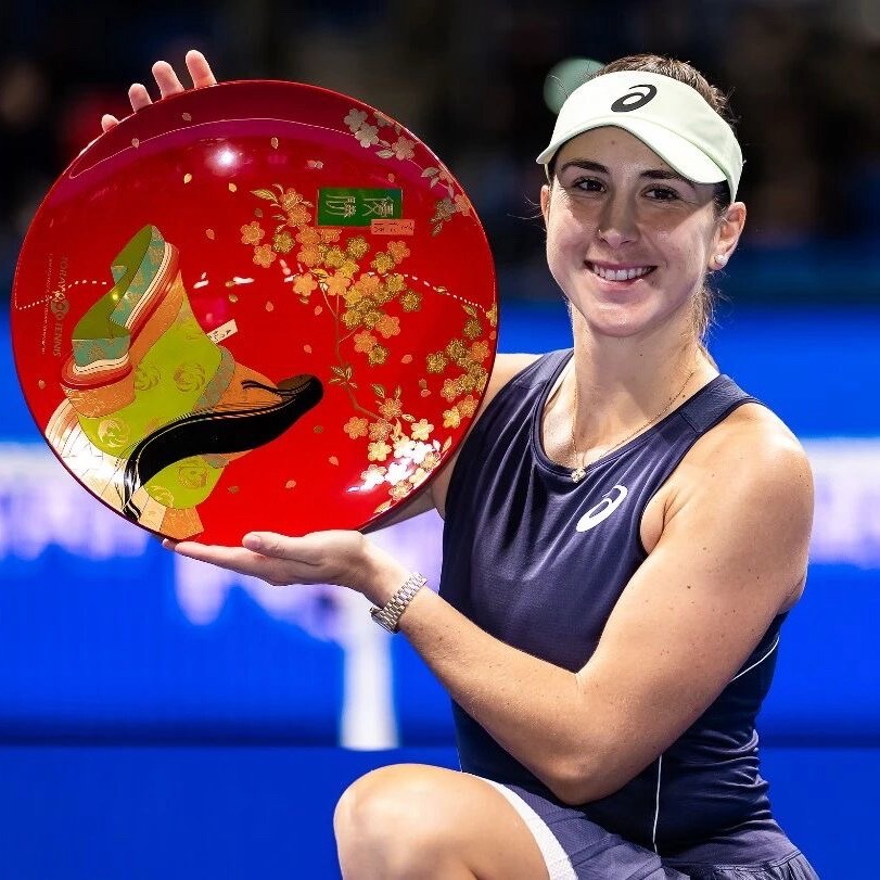 WTA500东京站决出女单冠军得主，5号种子本西奇耗时81分钟以6-2/6-3直