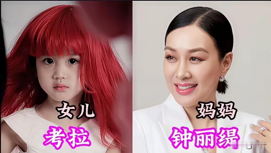 王菲窦靖童、钟丽缇考拉、贾静雯修允菲这些明星母女的合照，才发现女儿的颜值都是妈妈