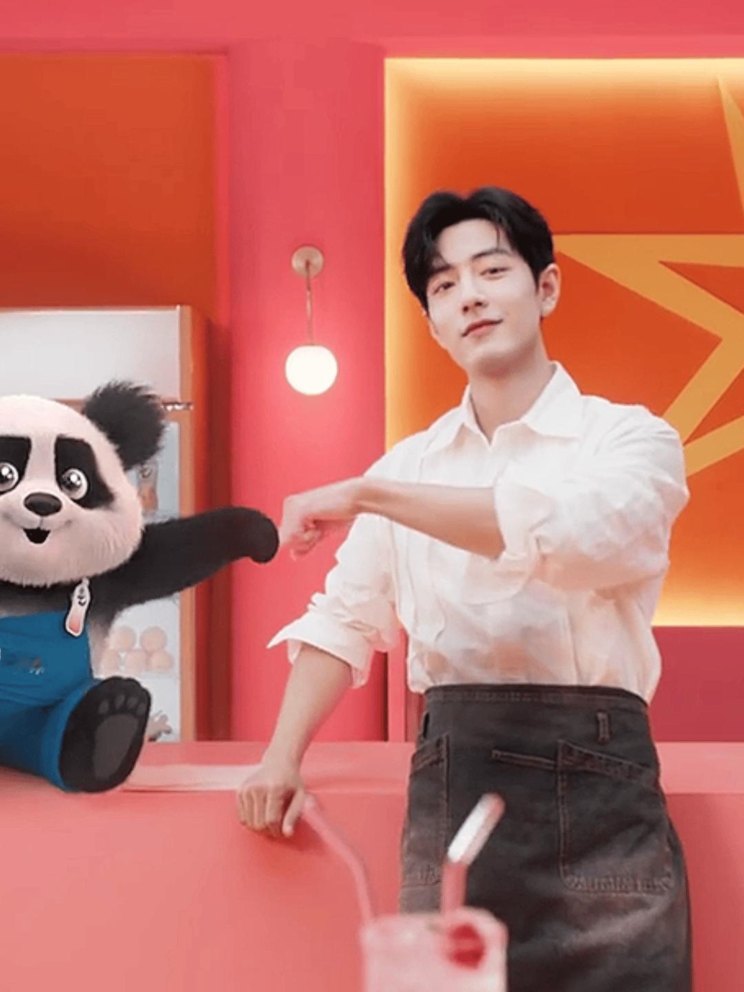 肖战击掌，好可爱啊！！我就这样反复欣赏