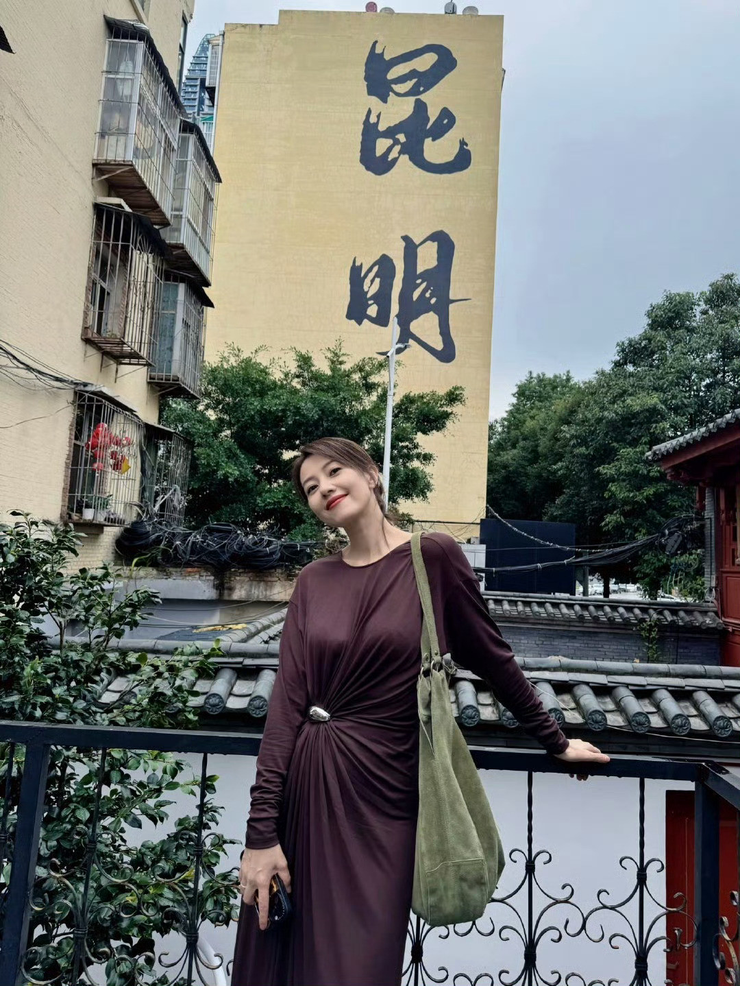 高圆圆在昆明美美出片☺️高圆圆​​​