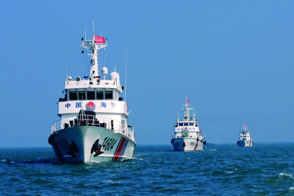 厦金海域上演了惊险场面！4艘大陆海警正常巡查，台海巡艇强行抵近，双方距离最近仅