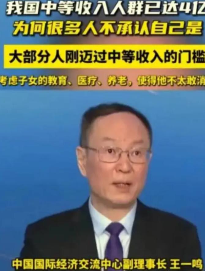 表示月收入3000元就属于中等收入，主持人白岩松疑问，如果月收入3000元算中等