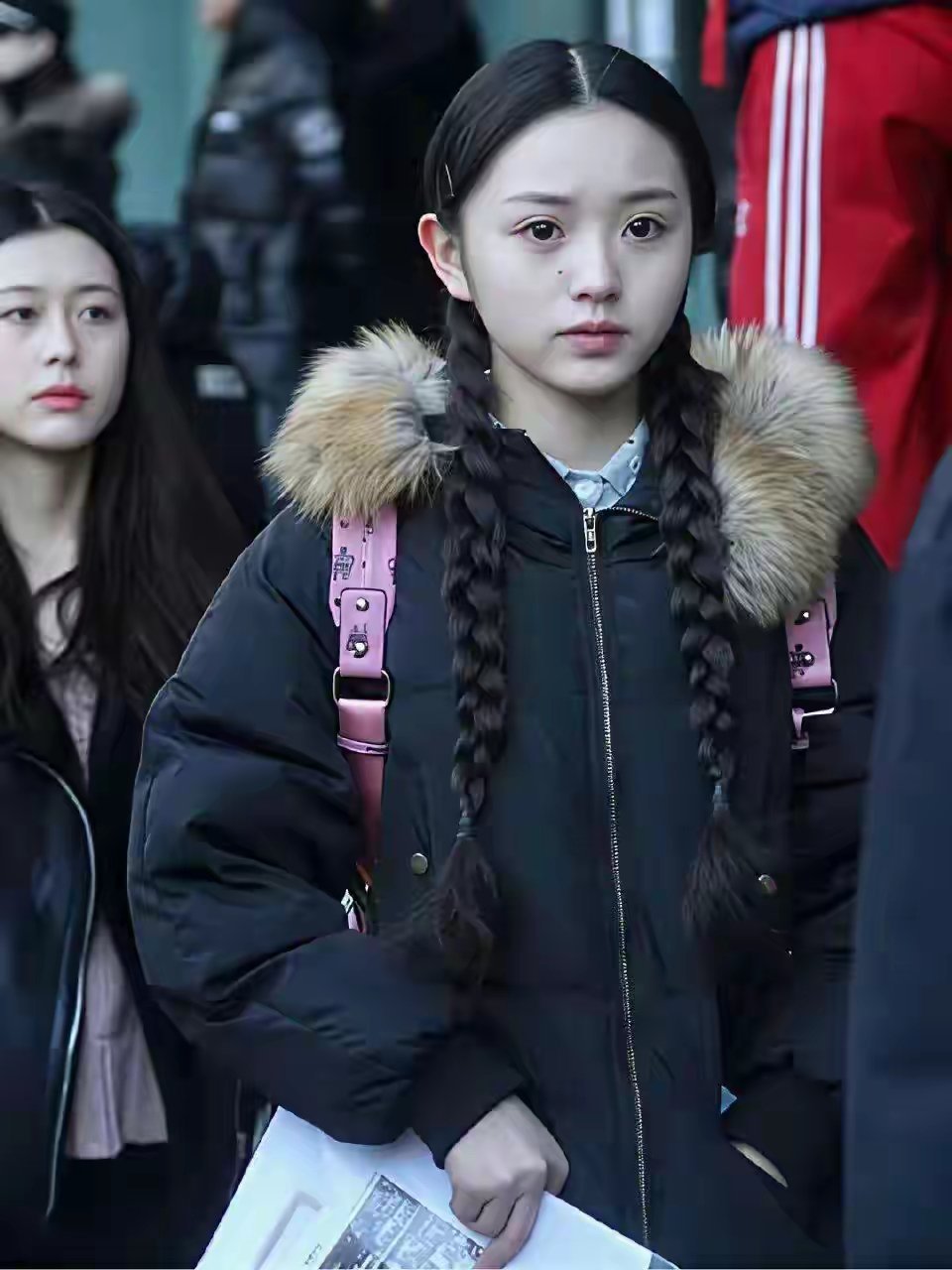 田曦薇素颜艺考照曝光，没有刘海一样甜妹天花板