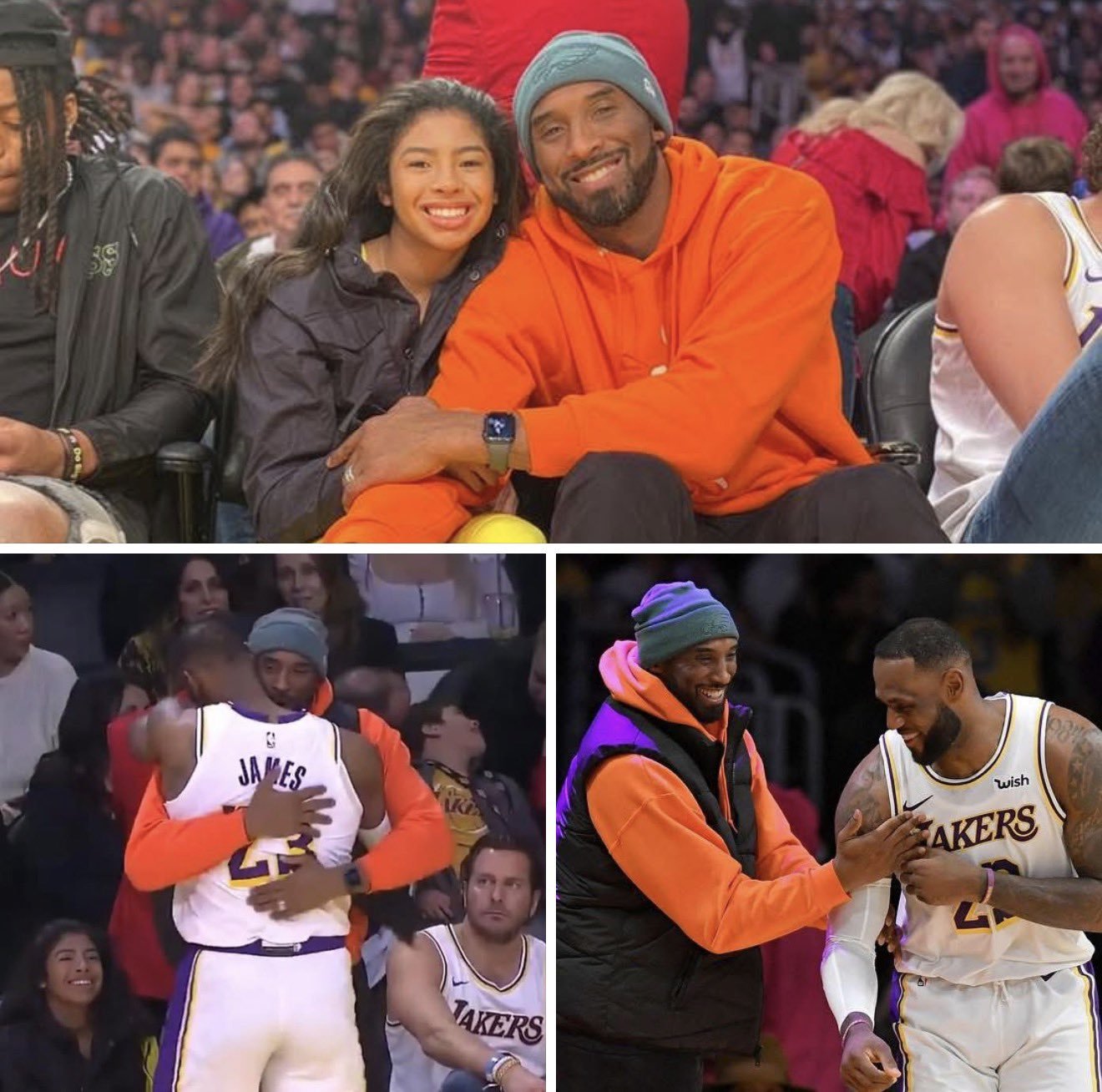 ▲6年前的今天，科比最后一次出现在斯台普斯球馆