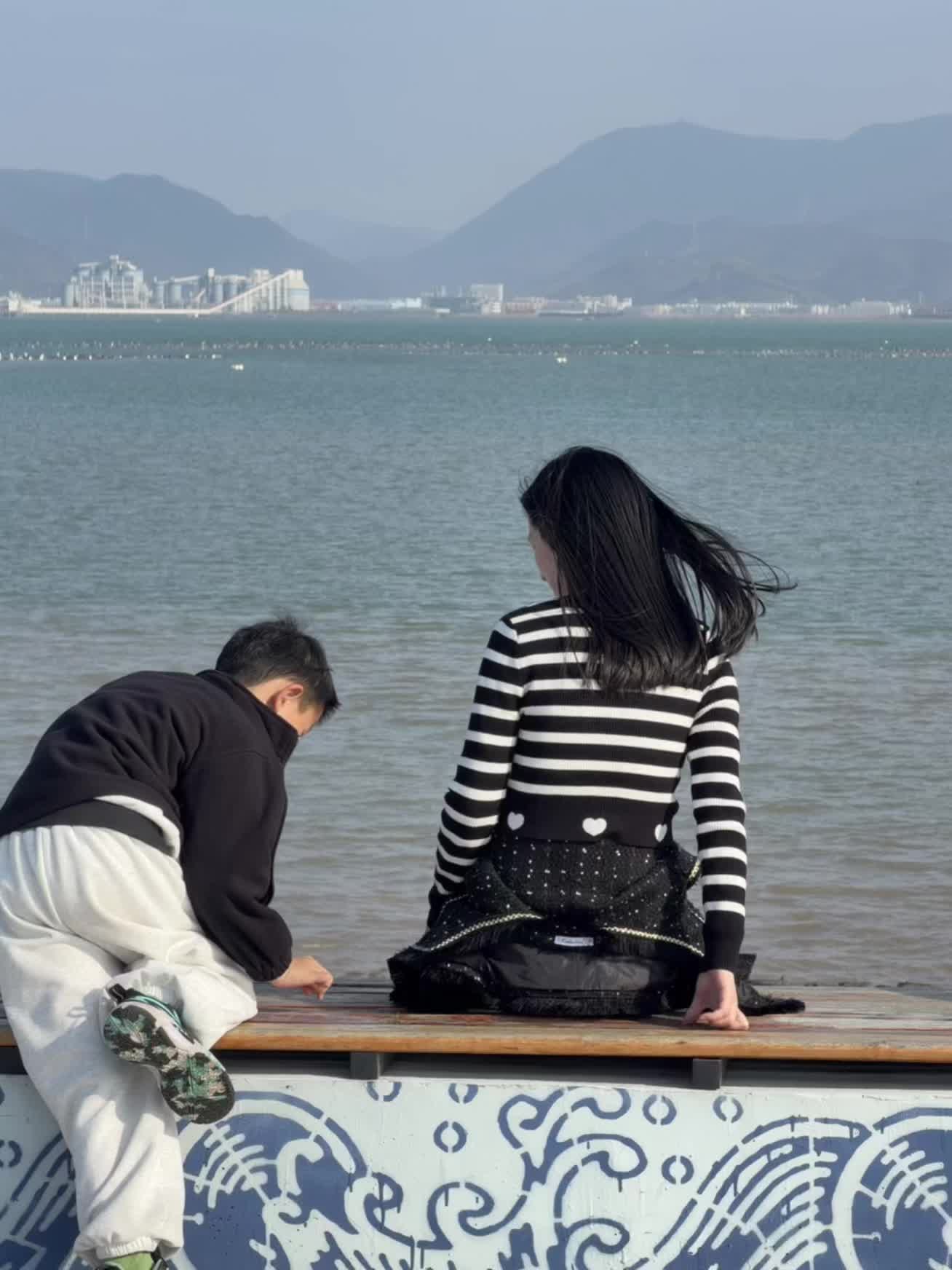 海边走走心情愉悦