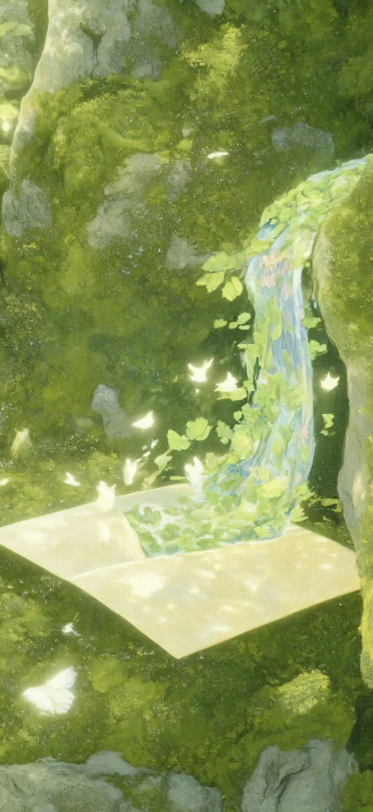 🌱一花一世界，一叶一菩提绿色壁纸｜清新绿｜全屏壁纸｜治愈系壁纸｜氛围感壁纸